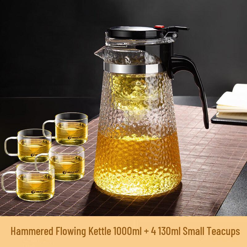 Shangqi Hammered Glass Tea Infuser Pot Set
