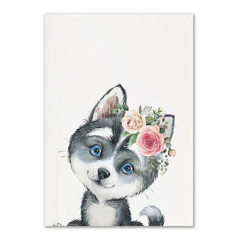 

Пользовательское имя, детская настенная живопись, персонализированное имя ребенка, плакат с принтом, щенок, собака, холст, картина, детская комната, настенные картины, искусство 21x30cm No Frame