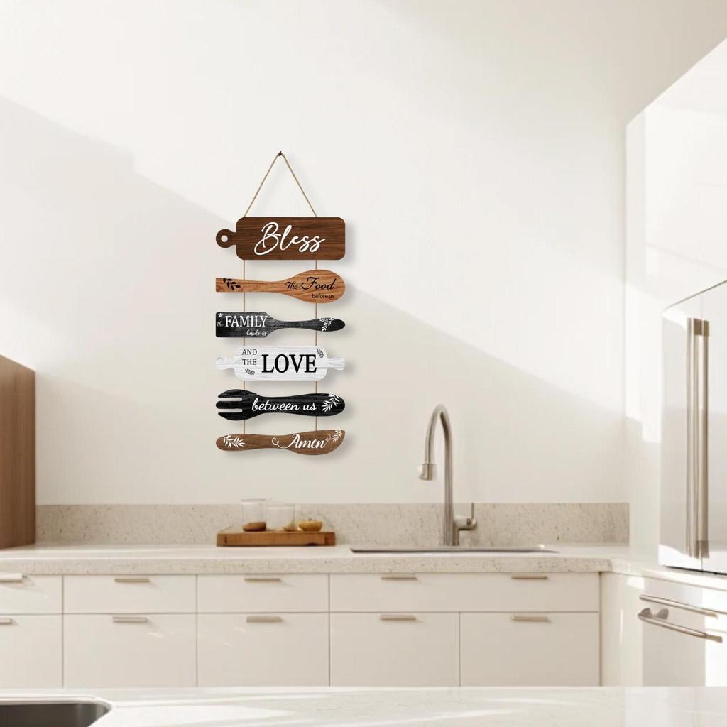 Wood Sign Wall Art Farmhouse Sign Decorative Housewarming Gifts Rustic