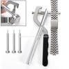 3 Pins Remover Watch Band Strap Adjusting Link Pin Plier Puncher Repair Kits Tools Original For Folding Key Split Pin Clamp Auto