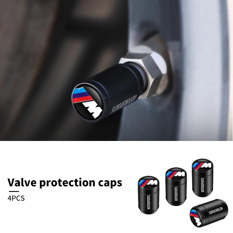 Nieuwe 4 stuks Auto Wiel Band Ventieldoppen Luchtstang Covers Accessoires Voor BMW E90 E60 E46 E39 F30 F10 E87 X3 X4 X5 X1 G30 G20 M3 M5
