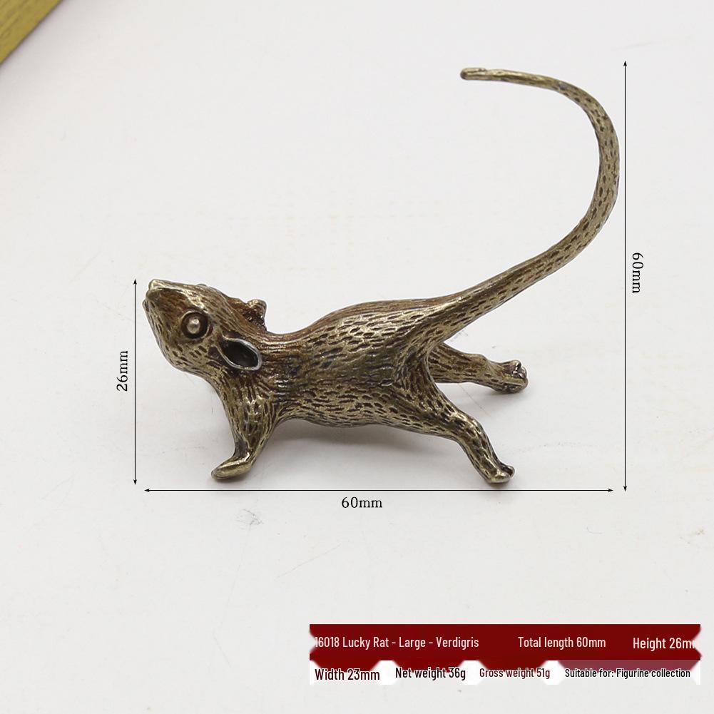 Antike Bronze Vier Göttliche Bestien Ornamente: Blauer Drache, Weißer Tiger, Roter Phönix und Schwarze Schildkröte - Feng Shui Dekoration für Wohlstand