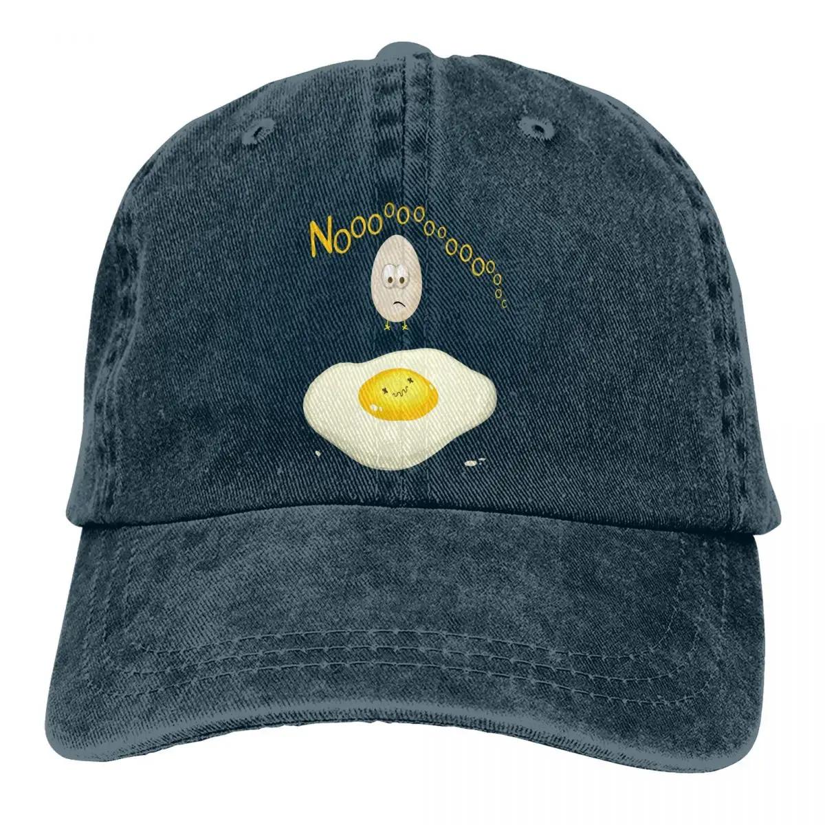 Стираная мужская бейсболка Sad Trucker Snapback Кепка Dad Hat Kawaii Gudetama Анимированные персонажи Кепки для гольфа Adjustable