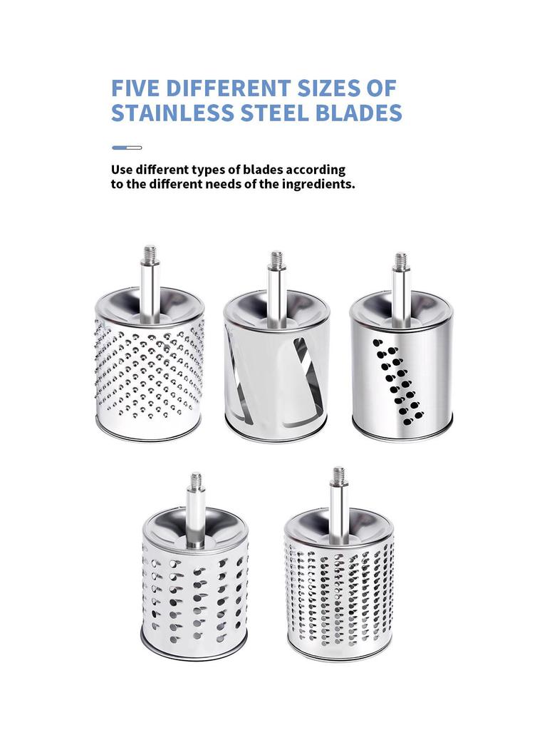 Multi-functional Manual Peanut and Cheese Shredder/Grinder