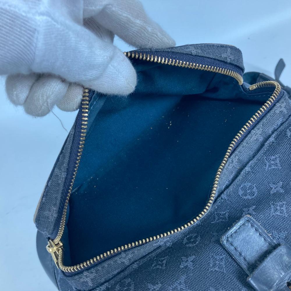Louis Vuitton M92455 Monogram Mini Denim MontsourisGM Backpack Navy