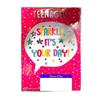 Simon Elvin Teenager Speech Bubble Greetings Card (Pack of 6)