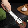 304 Stainless Steel Food Tongs BBQ Non Slip Barbecue Steak Clip Frying Fish Grill Bread Clips Cooking Tongs Kitchen Gadgets