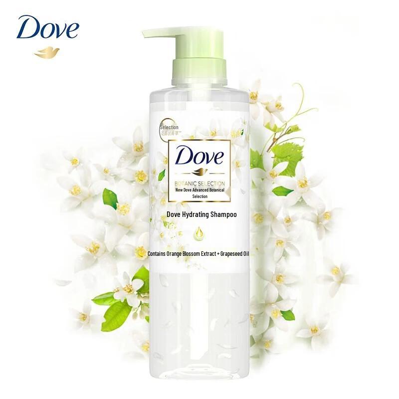Dove Plant-Extract Hydrating Shampoo Duo Set with Wet Wipes