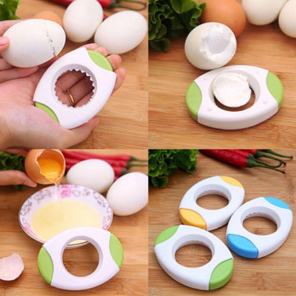 Durable Convenient Stainless Steel Boiled Egg Shell Topper Cutter Snipper Opener Kitchen Gadget Home Essential Egg Cracker Opene