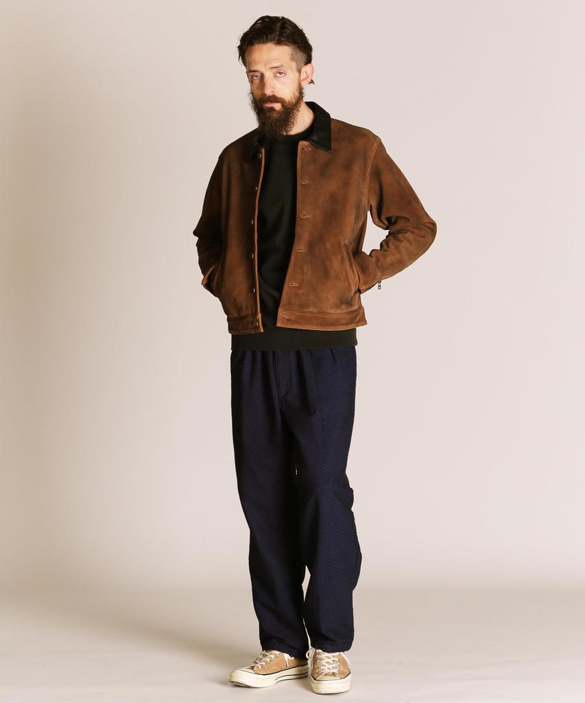 Schott NEWBIE SUEDE LEATHER Size JACKET, Men's, L, 050, Brown, 782-5250009