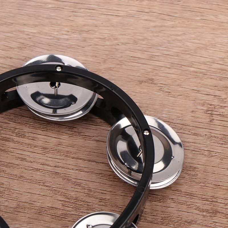 Kindergarten Hand-Held Tambourine Metal Bells Plastic Rattle Ball Percussion Ktv Party Kids Game Toy Musical Instrument