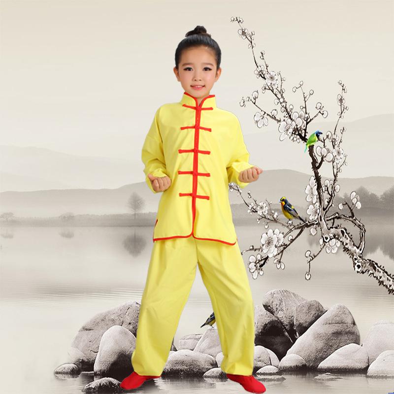 Youth Martial Arts Performance Costumes: Short Sleeve Tai Chi & Kung Fu Wear for Children 180cm for Height 175-185cm