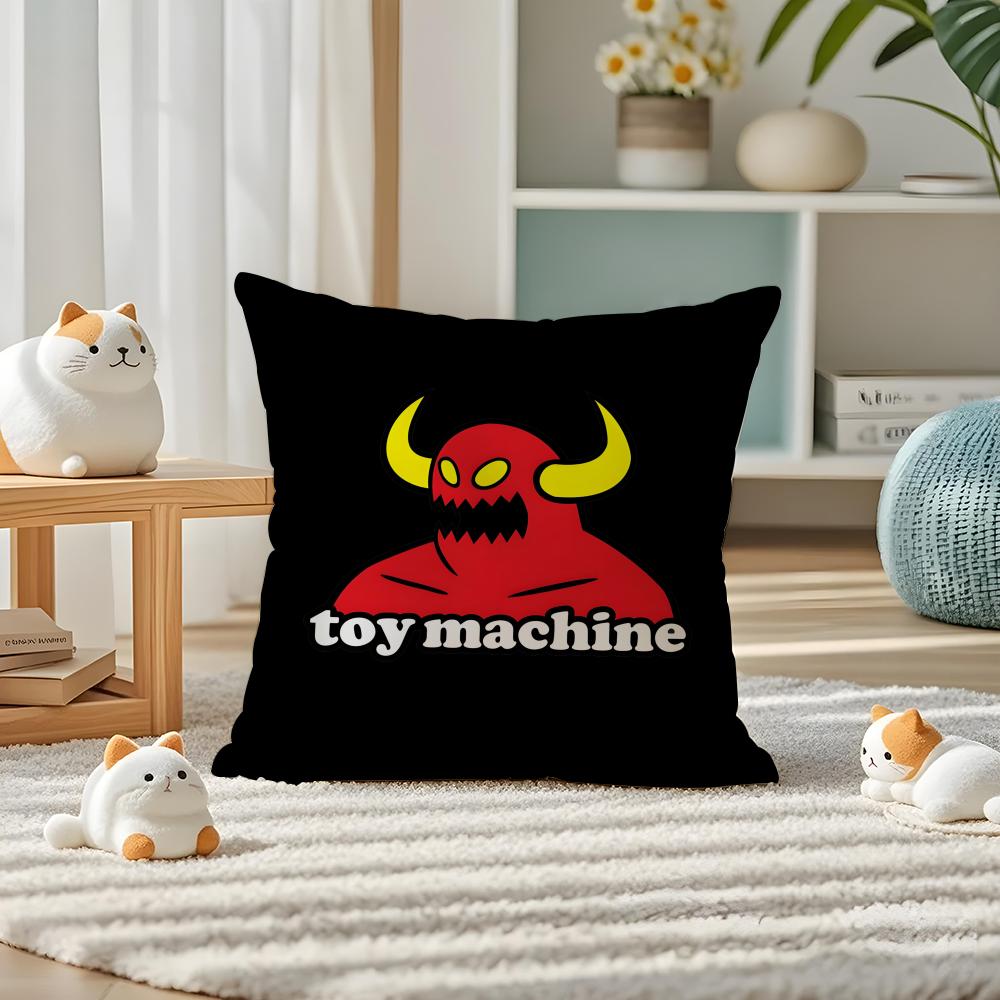 Toy M-Machines Pillow Case Silky Elegant Comfort Sofa Bed Invisible Zipper
