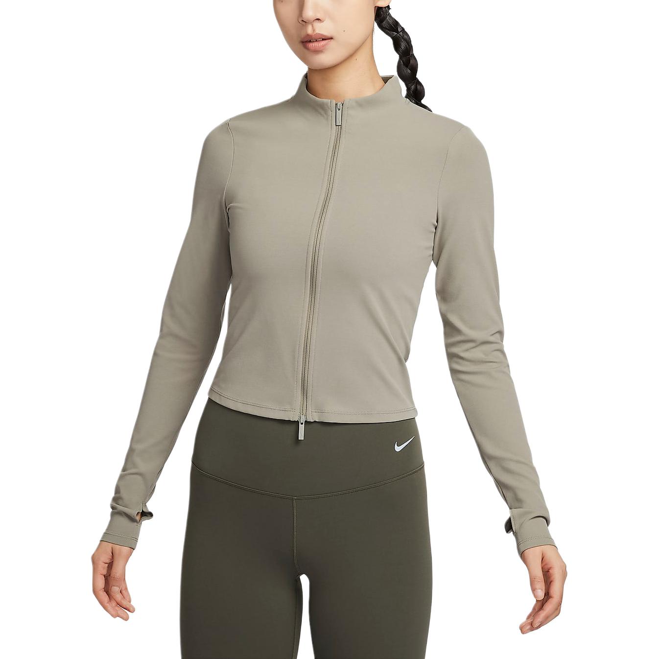 

New Nike Zenvy Sweatshirt Women s Light Army Green FV7424-320 XL