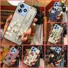 Fashion Design Soft case Phone Case For ZTE Blade A73 4G/V50 Smart Silicone Lanyard Shockproof Back Cover Dirt-resistant