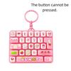26 Key Decompression Button Toy Cute Design Keyboard Keychain Mini Keyboard Pendant  Children Use