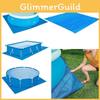 Blue Rectangle Pool Floor Mat For Ultimate Ground Protection And Durability