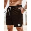 Herren Casual Shorts Männliche Bank Kurze Hosen Kordelzug Design Klassische Oberbekleidung Bequeme Einfarbige Jogginghose Laufsport