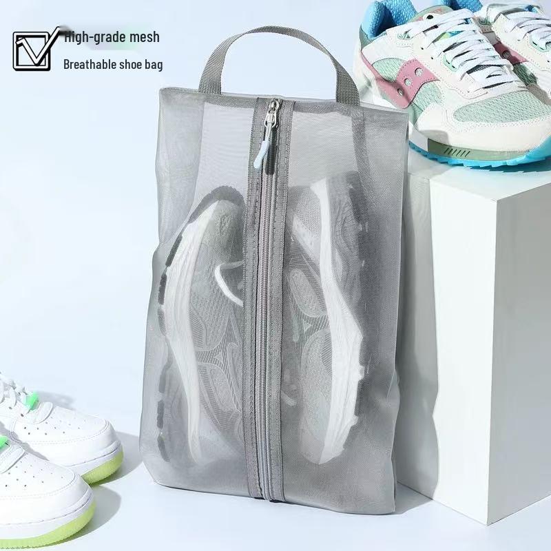 Portable Mesh Shoe Storage Bag for Travel - Dustproof and Durable