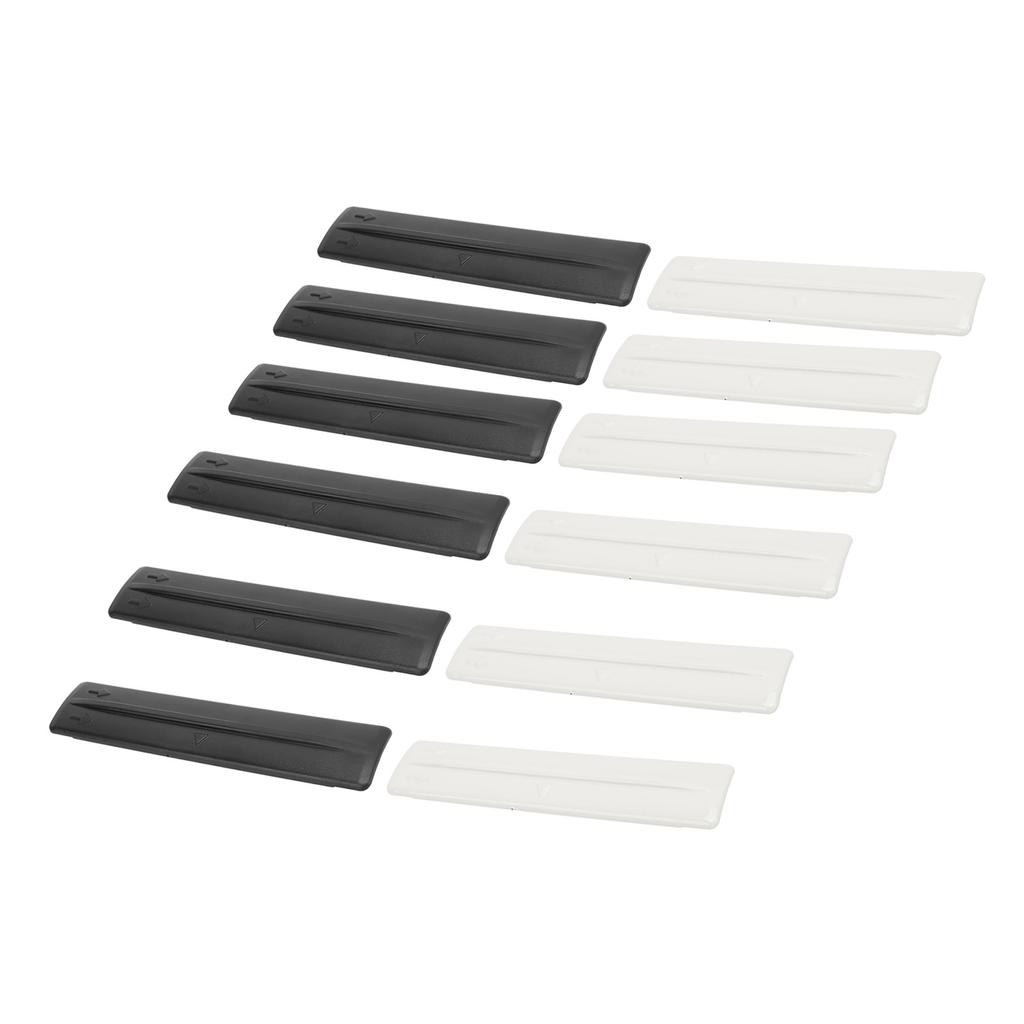 6-teiliges Dachträger-Entfernungsabdeckungs-Set aus hochfestem ABS für Dachtropfgestelle, Zierclips für Fj Cruiser 