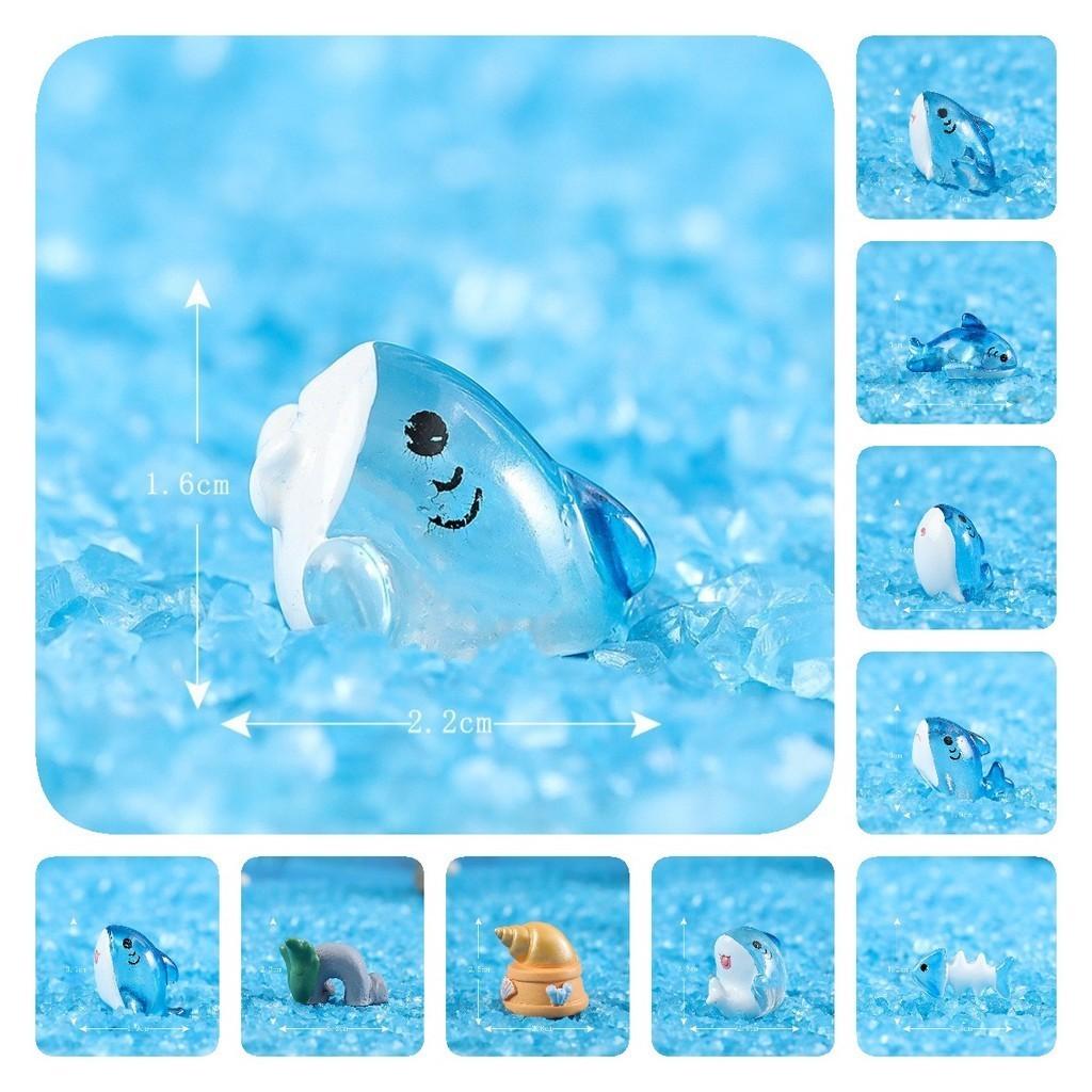 Cute Micro Landscape Shark Decoration Accessories Desktop Toy Doll Kids Gifts