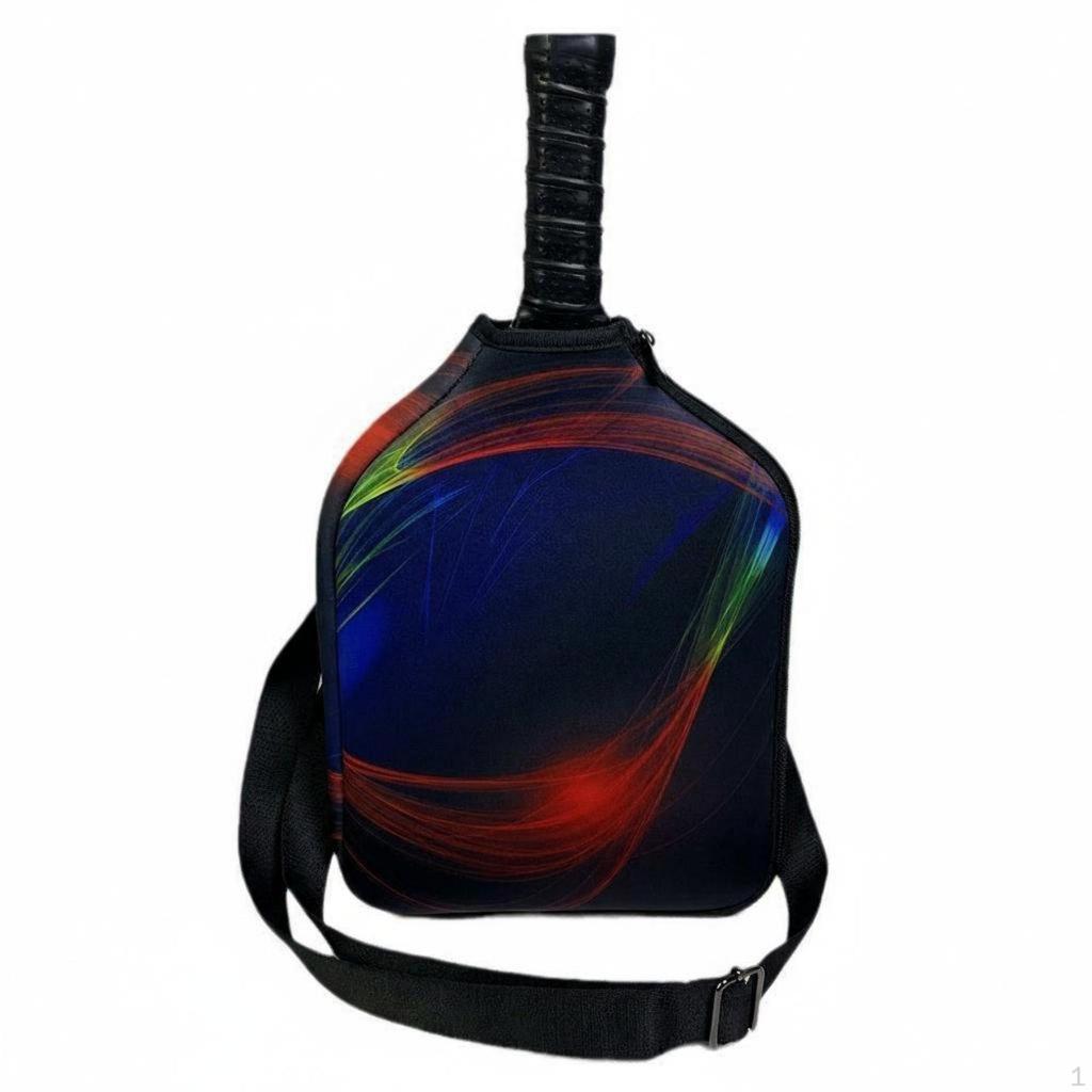 Sports Racket Bag Neoprene Material Pickleball Versatile Carry Options for Athletes, Adults