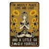 Vintage Metal Tin Sign Wall Decor 20x30cm