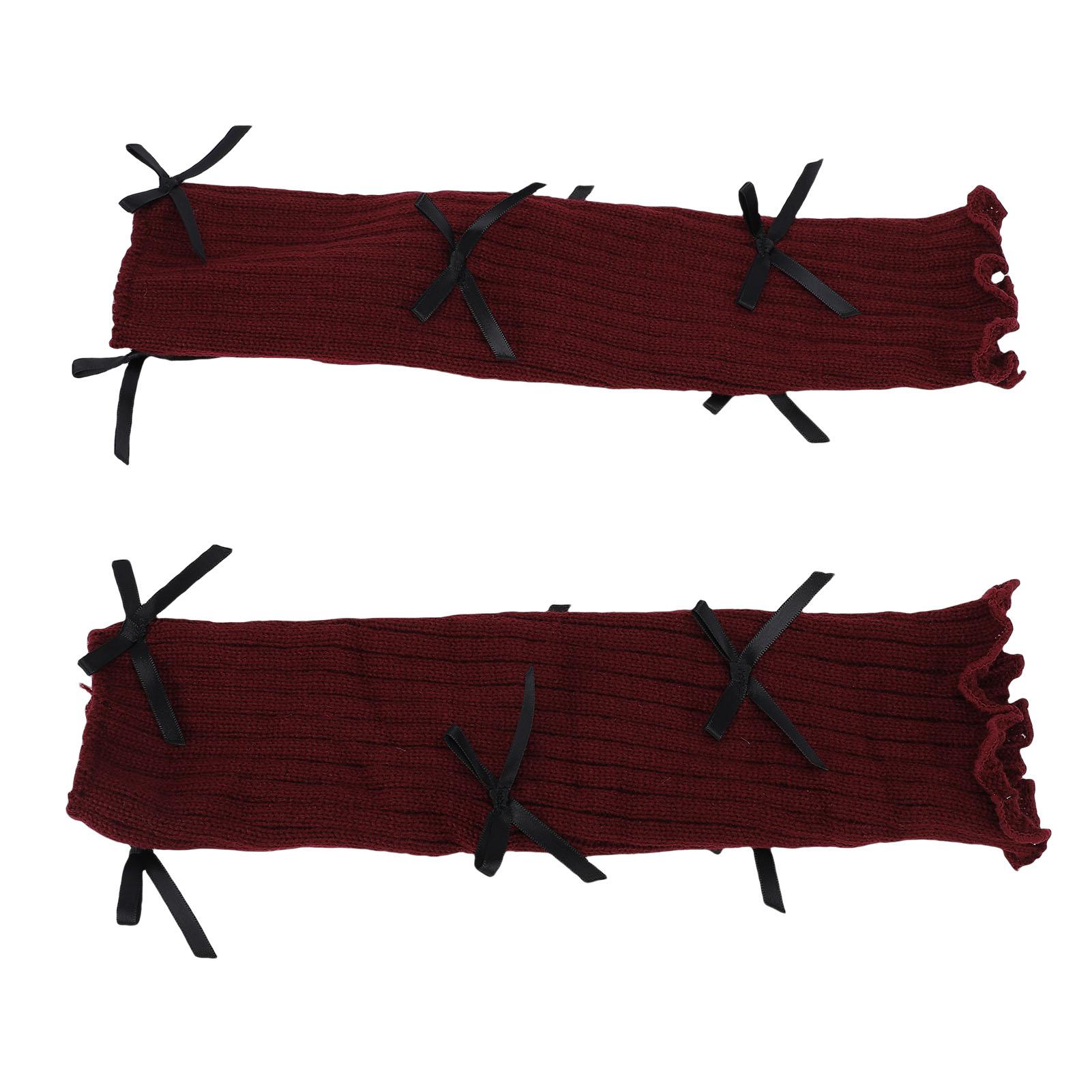Girls Ballet Leg Warmers Autumn Winter Knitted Non Slip Stretchy Leg Warmers for Children