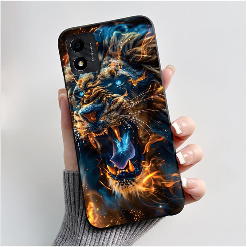 Casing For TCL 305i 5164D Phone Case Aesthetic Luxury Cute Cool Boys Girls Soft silicone Protective Back Cover Black TPU Shell
