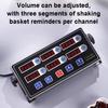4/6/8 Channels LED Commercial Kitchen Timer Digital Screen Fried Chicken Timer Adjustable Volume Cooking Reminder Device