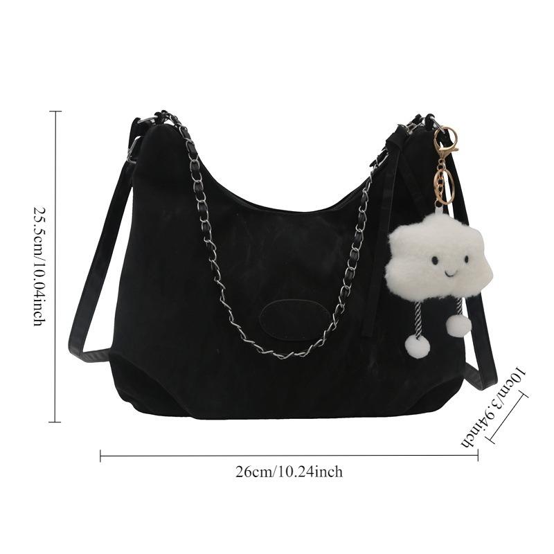 Popular Large Capacity Tote Bag, New Simple Casual Shoulder Bag, Fashionable Versatile Commuting Bags