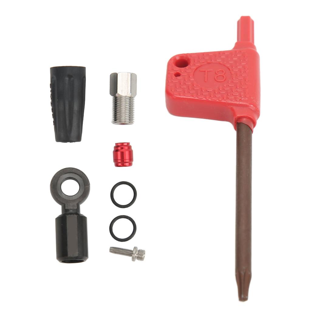 Bike DIY Repairing Kit with Olive Connecting Insert and Disc Brake Cable Adapter for SRAM FLAT