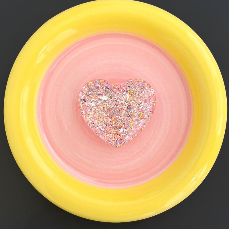 Sequin Dropper Love Phone Airbag Holder Ins Adhesive Type Stretchable Lazy Person Watching Drama Desktop Portable