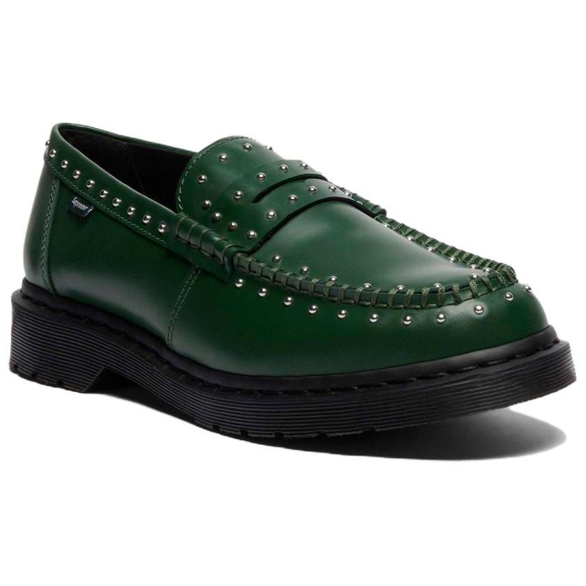 Supreme x Dr. Martens Penton Mokasyny z ćwiekami Ciemnozielone Buty sportowe Unisex 41873300