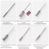 6-Piece Diamond Nail Grinding & Polishing Set, 2.35mm Manicure Heads