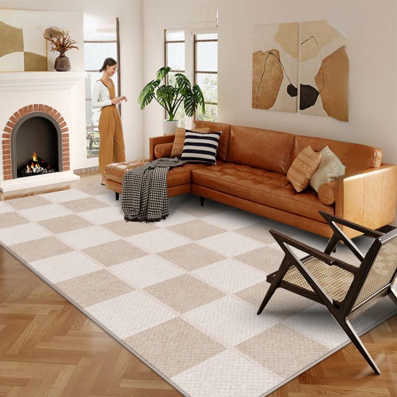 Modern Style Living Room Decoration Waterproof Carpet Large Area Rugs for Bedroom Washable Cloakroom Soft Floor Mat Non-slip Rug