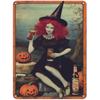 In A World Full of Princesses Be A Witch Happy Halloween Metal Tin signs Indoor & Outdoor Home Bar Coffee Wall Decor Posters