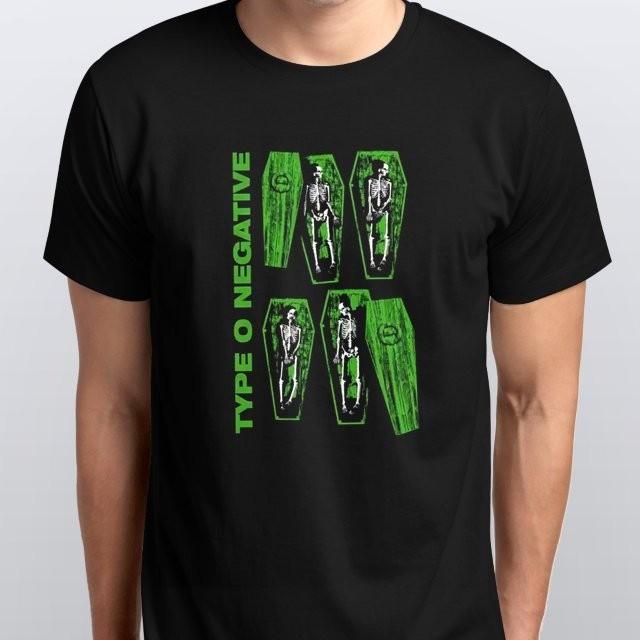 American Retro Type O Negative Coffin T-SHIRT colours Black L