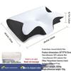Butterfly Memory Foam Cervical Neck Support Pillow - Non-Collapsing Ox Horn Design
