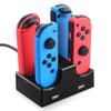 Estação de Carregamento Dock para Joy-Con LED Suporte de Carregamento Com Cabo Micro USB para Console Nintendo Switch