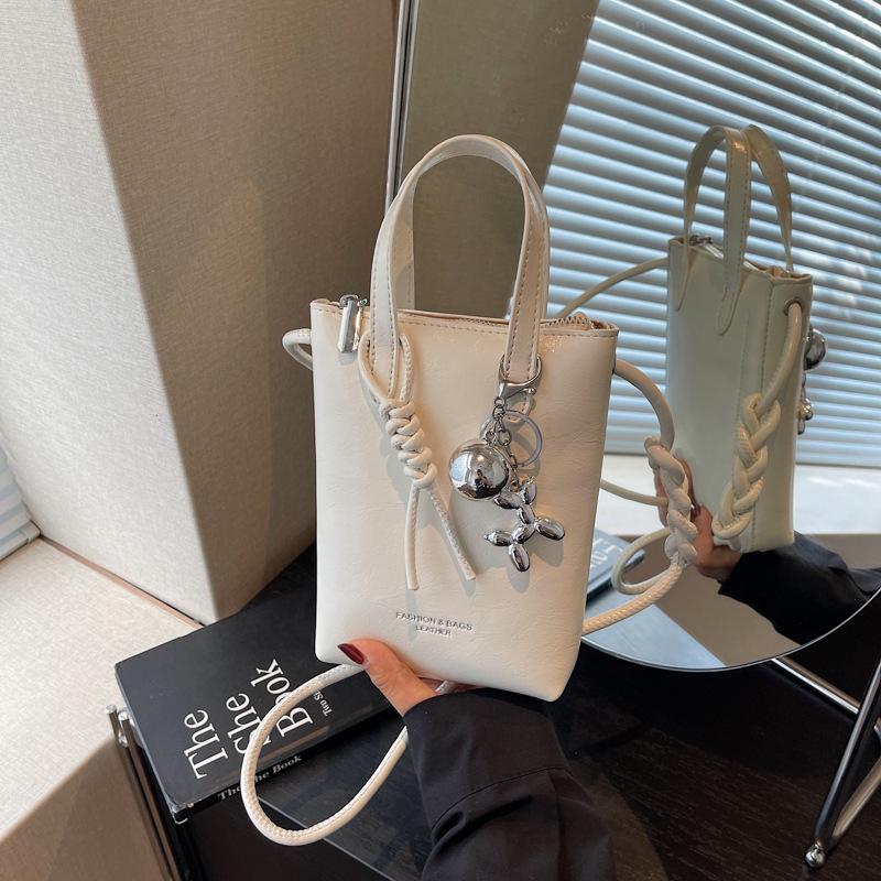 Premium Casual Bag Women's Summer Fashion Small Bag Portable Shoulder Crossbody Mobile Phone Bag Bucket Bag
