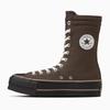 Converse All Star Lifted Size cm (R) Knee-High Sneakers, Brown/Black, 24.0