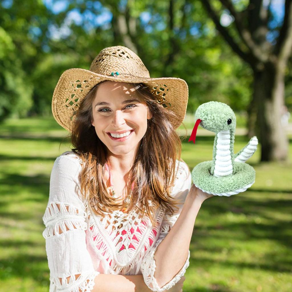 Doindute Green Plush Snake Stuffed Animal Toy, Soft Cuddly Plush Hugger Toy for Boys and Girls, Gift for Kids or Girlfriend, 17 Inch
