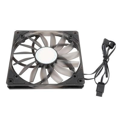 140mm PWM ARGB Fan   Thin 15mm MFDB Dynamic Pressure Bearing PWM Temperature Control Support 5V ARGB Motherboard Sync Fan Speed 300‑1100RPM