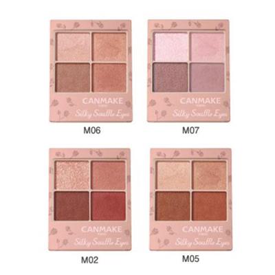 Silky Souffle Eyes Mat Tip Göz Farı Dörtlüsü [4 Rengin Tamamı], 4 Mat Ton, 1 Palet