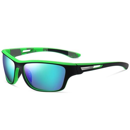 Gafas de Sol Polarizadas Construcción Sólida Resistentes al Deslumbramiento PC Unisex Gafas de Sol con Protección Solar y Almohadilla Nasal para el Hogar