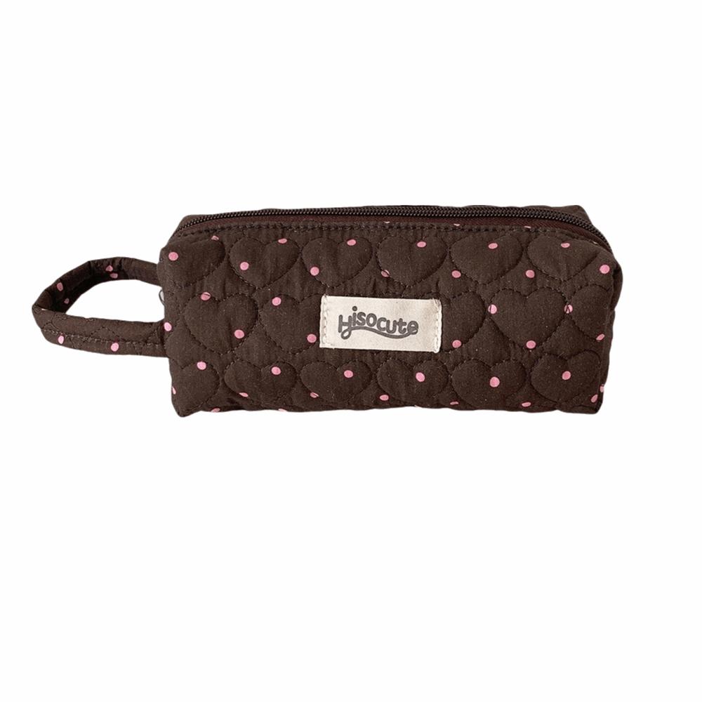 Polka Dot Design Pencil Case Large Capacity Pencil Pouch Stationery Organizer  Students