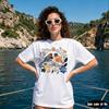 Retro Folk Art Birds And Flowers Graphic Tee Unisex Vintage Folk Print Botanical Floral Bird Cottagecore Casual Cotton Tshirt