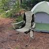 Camping Chair Heavy Duty Camp Arm for Leisure Hiking Backpacking Gray
