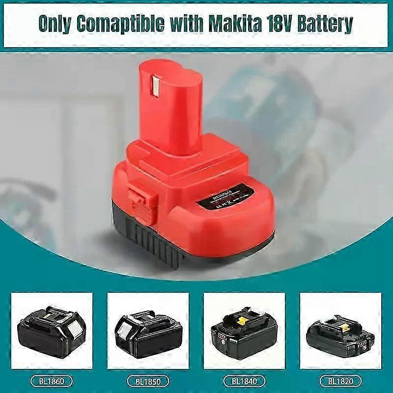 MT18PA14 Battery Adapter For Makita 18V Li-Ion Battery Convert To 12V/144V Ni-Mh 1200 1220 1201 Battery Cordless Tools